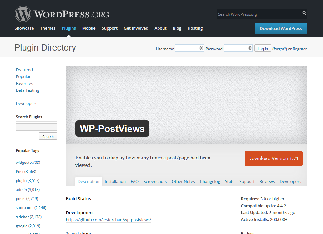 WP-PostViews